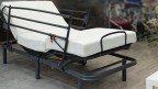 Sommier Électrique Pliable et matelas 90x190 – Gain de Place, Motorisé 5 Positions, Facile à Transporter