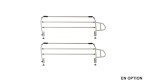 Sommier Électrique Pliable + matelas – Gain de Place, Motorisé 5 Positions, Facile à Transporter