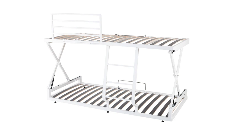 Lit superposé pliable – Gain de place, sécurité renforcée, ouverture en 10 secondes