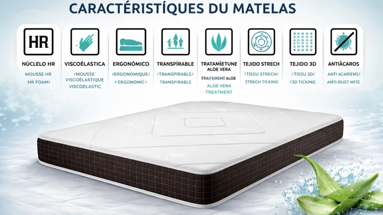 Matelas mousse H21 HR 35kg le meilleur du marché