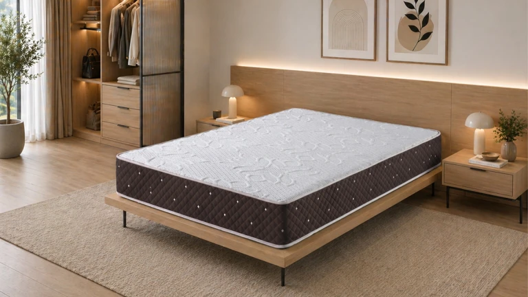 Matelas HR Visco Ondes 11 cm de mémoire de forme, accueil cocooning et confort haut de gamme