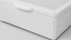 Lit coffre tissu HOURTIN - Gain de place & luxe