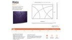 Tête de lit PRAGA en tissu - design graphique