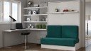 Lit escamotable vertical BIDART avec canapé intégré - design contemporain