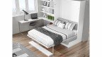 Lit escamotable vertical BIDART avec canapé intégré - design contemporain