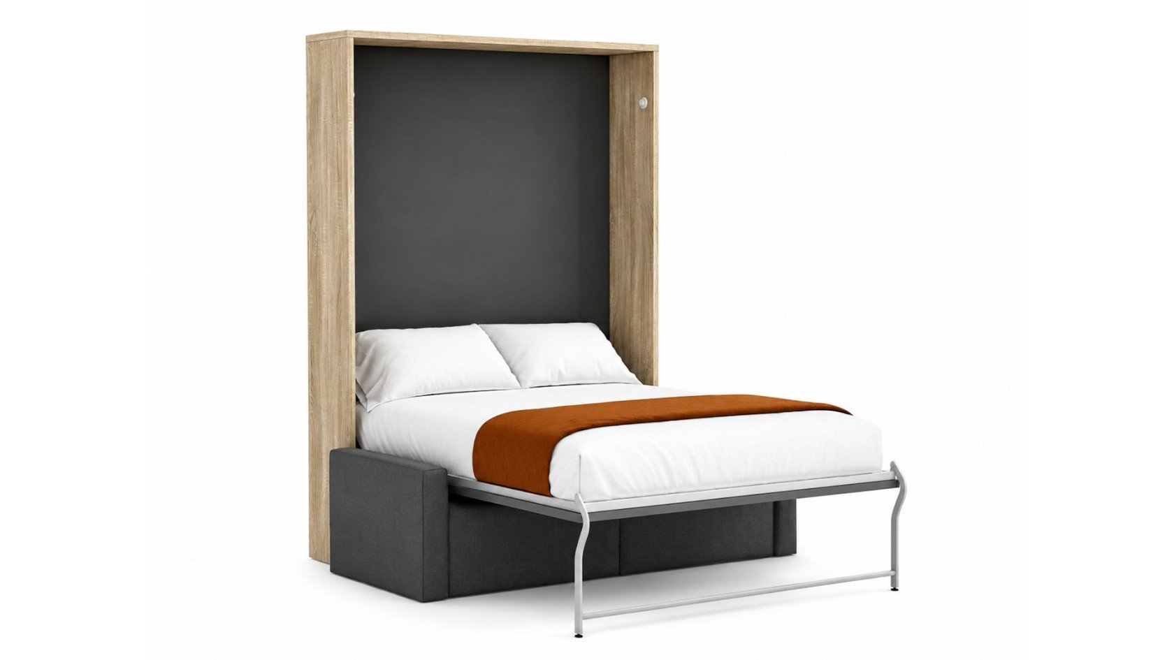 Lit vertical escamotable avec canapé | Boconfort