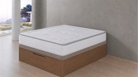 Lit coffre très haut rangement XXL | Boconfort