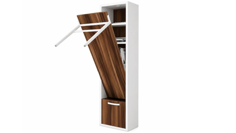 bureau rétractable pour lit escamotable