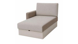Méridienne en tissu pour lit escamotable