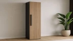 Option Colonne fermée pour lit escamotable 4 étagères