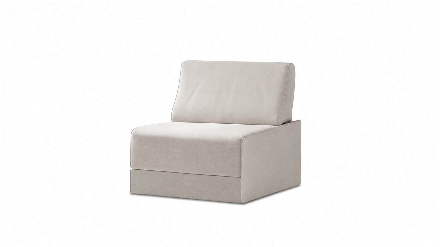 Assise supplémentaire sur mesure pour canapé-lit