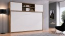 lit horizontal escamotable avec rangement