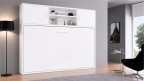 Lit escamotable horizontal avec surmeuble 2 portes | Boconfort