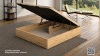 Lit coffre en bois XXL