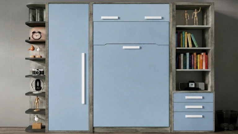 Relaxation et gain de place en un seul lit armoire | Boconfort
