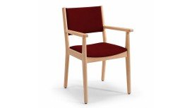 Chaise senior ZIA en bois de hêtre — confort et sécurité