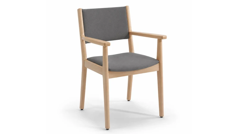 Chaise senior ZIA en bois de hêtre — confort et sécurité