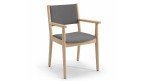 Chaise senior ZIA en bois de hêtre — confort et sécurité