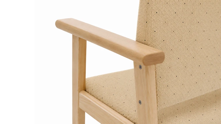Chaise senior ESTEBAN en hêtre — confort senior ou gériatrique