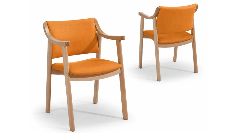 Chaise senior BINGO en hêtre — confort senior ou gériatrique