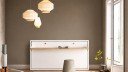 Lit escamotable horizontal avec bureau intégré fonctionnel