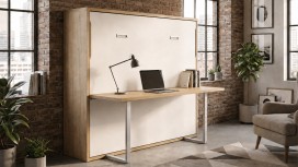 Lit escamotable Cagnes-sur-Mer avec bureau intégré