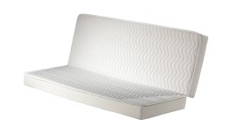 Matelas 2 plis HR45kg pour canapé-lit transversal