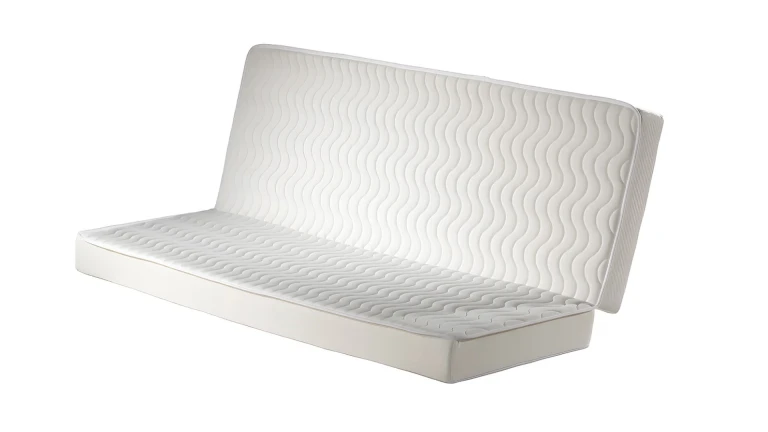 Matelas 2 plis HR45kg pour canapé-lit transversal