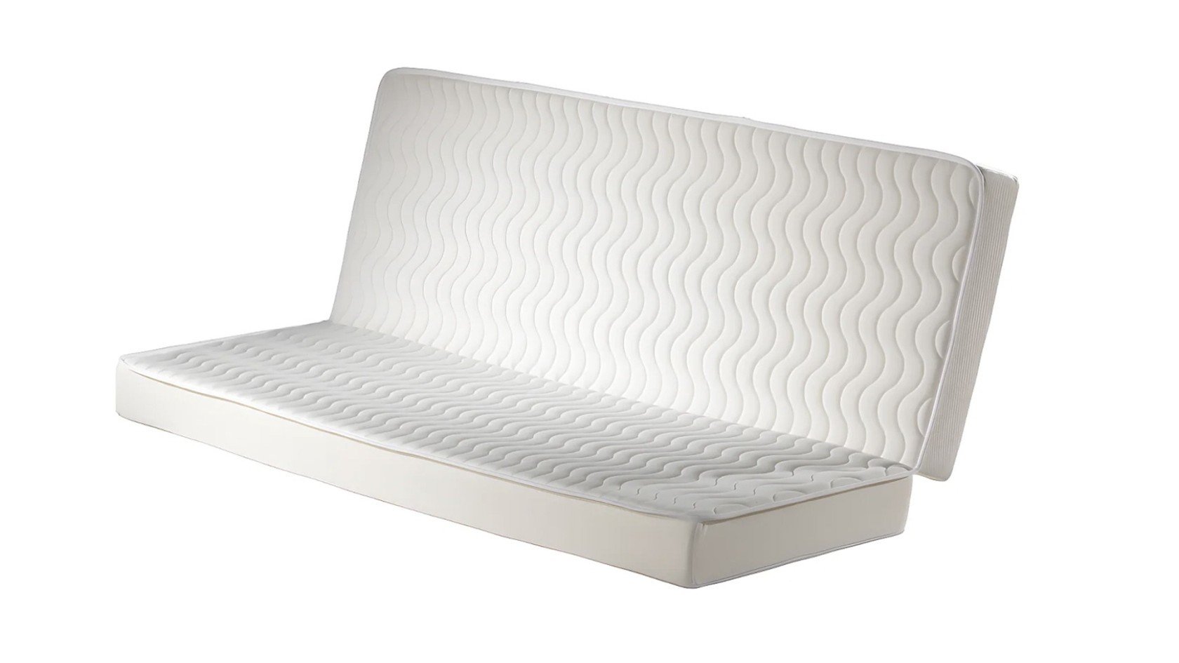 Matelas 2 plis HR45kg pour canapé-lit transversal