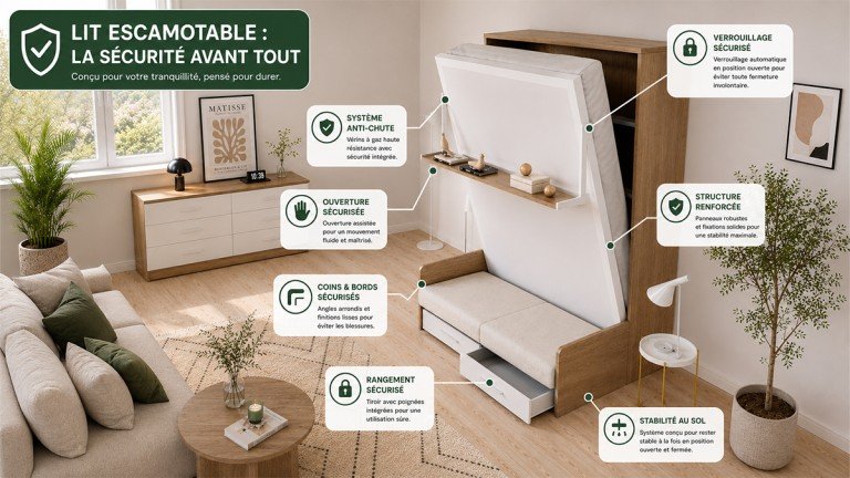Checklist sécurité pour votre lit escamotable